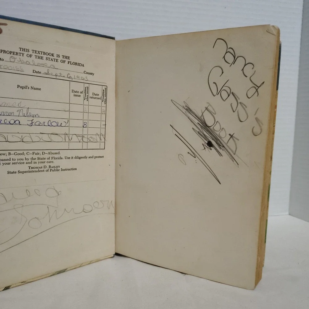 On the Trail to‎ Good English Textbook 1958 Laidlaw Brothers Vintage School Book